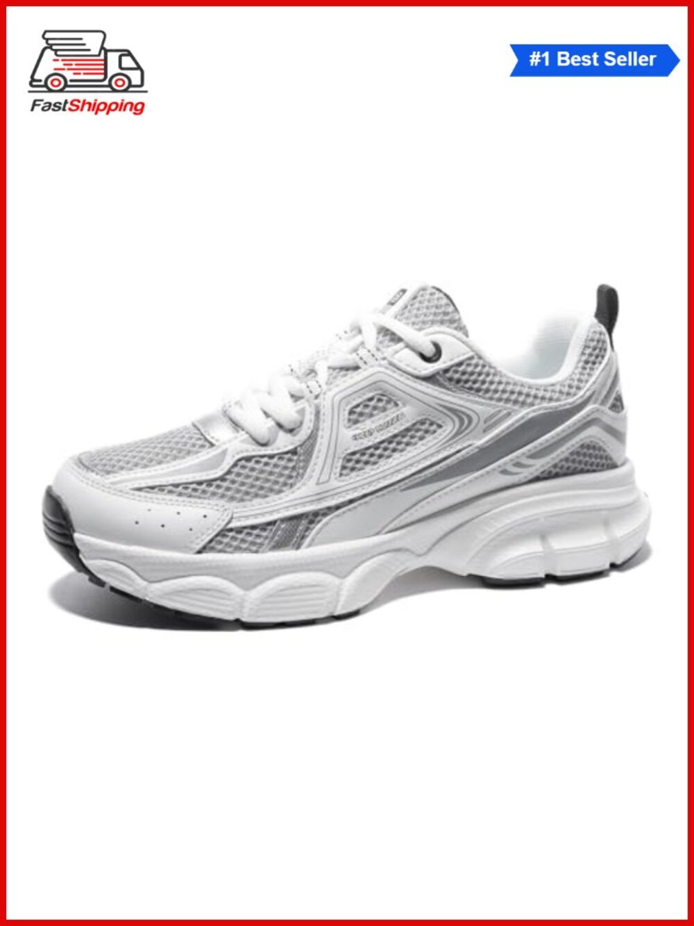 ✨ Chunky Fashion Sneakers Gym Workout Tennis Shoes Platform Lace-Up
